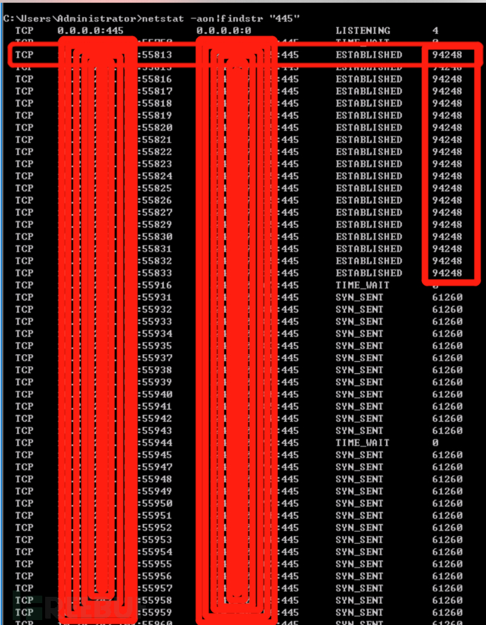 病毒通过445端口自我横向蔓延的实例分析