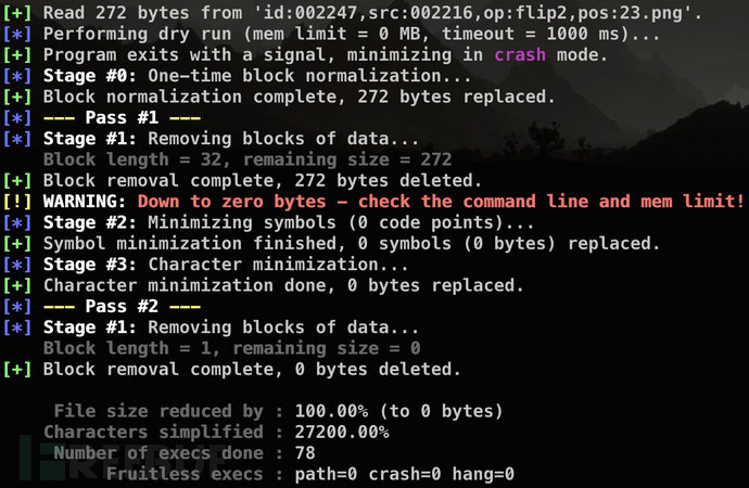 然后用AFL开始你的第一次Fuzzing