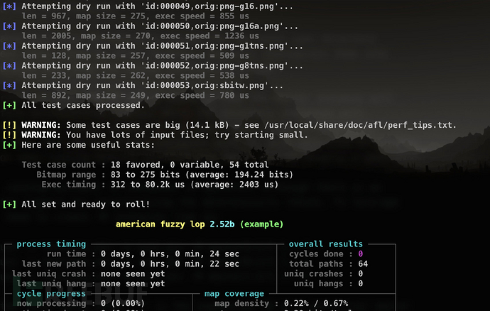 然后用AFL开始你的第一次Fuzzing