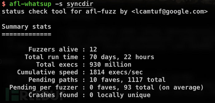 然后用AFL开始你的第一次Fuzzing