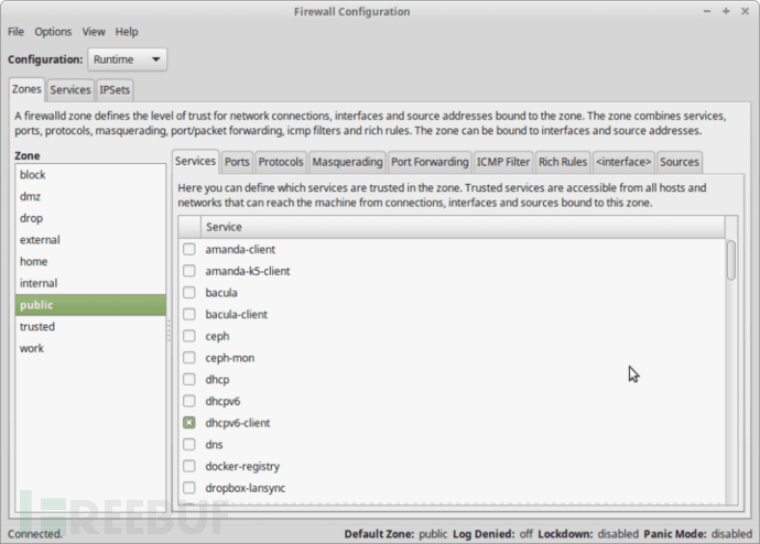 Firewalld中如何配置Linux主机