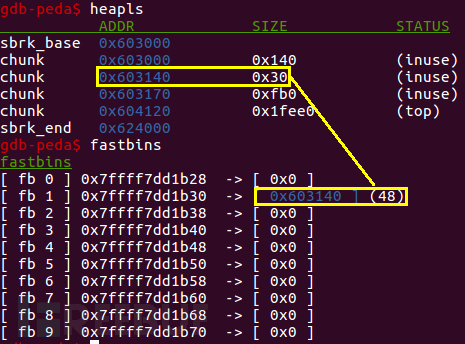 CTF PWN堆溢出的示例分析