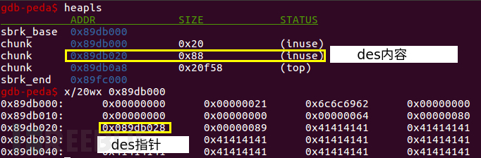 CTF PWN堆溢出的示例分析