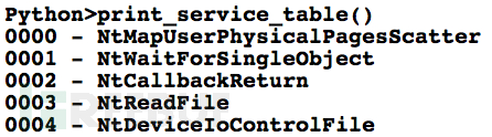 如何利用IDA Python来枚举Windows的系统调用表