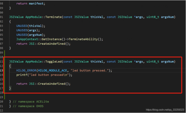 鸿蒙ACE框架之如何使用JS调用C++