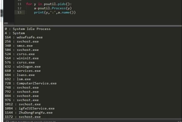 如何使用Python库中操作系统级别模块Psutil