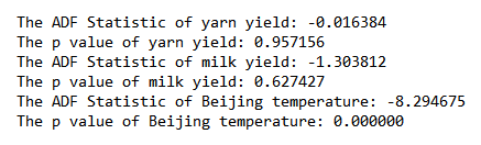 Python中怎么检验时间序列的平稳性