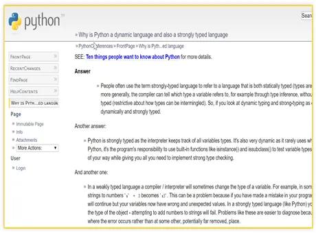 Python是强类型语言还是弱类型语言