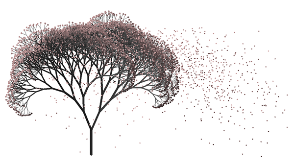 怎么用Python实现神奇的树效果