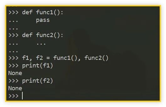 Python函数为什么会默认返回None