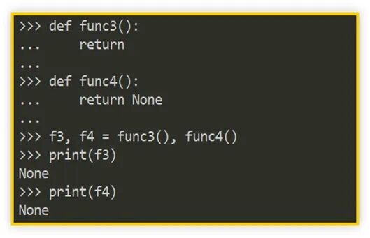 Python函数为什么会默认返回None