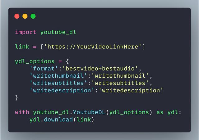 python如何使用youtube-dl下载YouTube视频