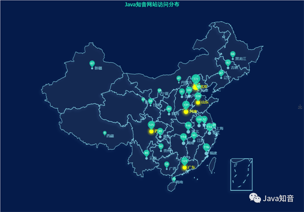 SpringBoot+Echarts如何实现用户访问地图可视化