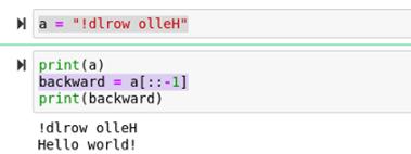 python怎么反轉(zhuǎn)字符串