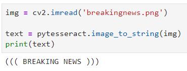 Python中怎么从图像中读取文本