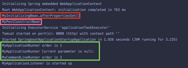 Spring Boot应用在启动阶段执行代码的方式有哪些
