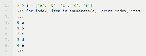python中enumerate函数有什么用
