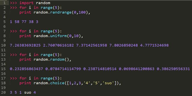 Python基础知识实例分析