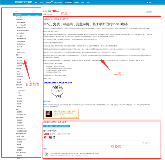 Python爬蟲如何讓把廖雪峰的教程轉(zhuǎn)換成PDF電子書