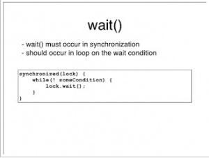 怎么在Java中正确使用wait, notify和notifyAll