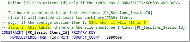 如何让使用SQL Server In-Memory存储ASP.NET的会话状态