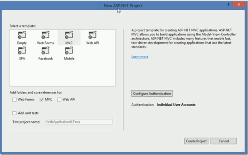 Visual Studio 2013中ASP.NET开发分析