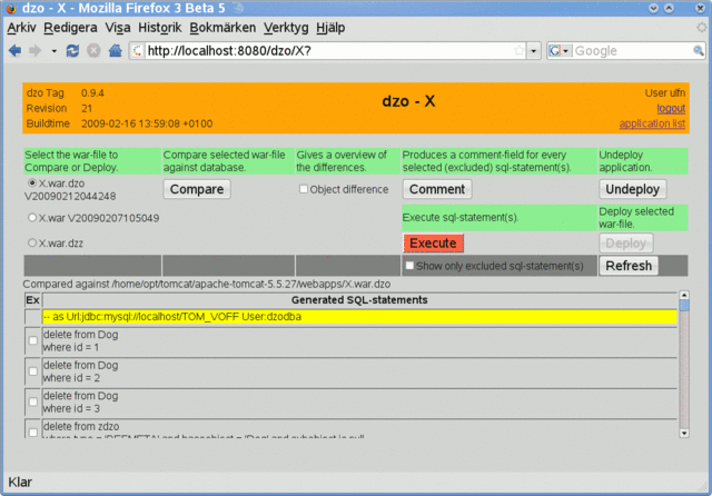 基于Java的数据库结构维护工具Dzo 3.0的示例分析