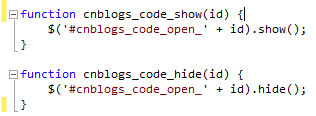 Visual Studio 2010扩展让JS与CSS实现折叠的示例分析