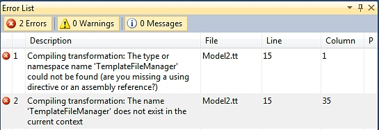Visual Studio 2010 RC中如何安装EF POCO Template