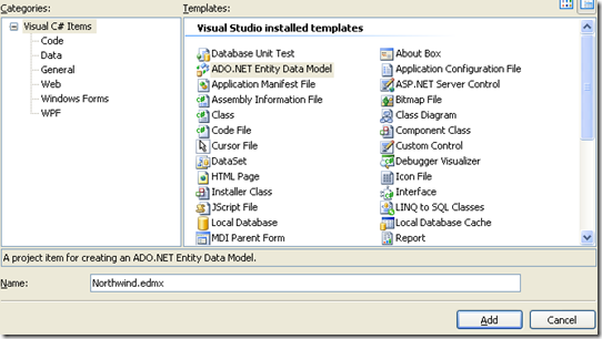 ADO.NET的Entity Framework工具怎么使用