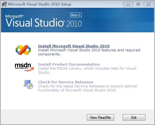 Visual Studio 2010 CTP如何安装