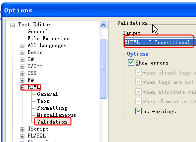 Visual Studio 2010 beta2中如何设置DTD