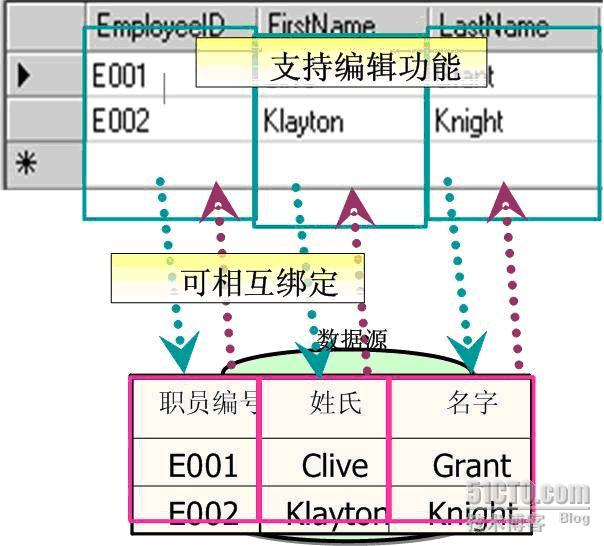 ADO.NET中DataGridView控件特性是什么