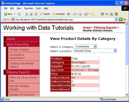 如何使用ASP.NET DetailsView显示详细信息