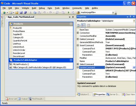 ASP.NET 2.0中如何进行插入，更新和删除数据