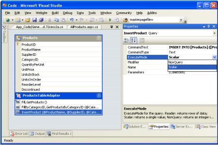 ASP.NET 2.0中如何进行插入，更新和删除数据