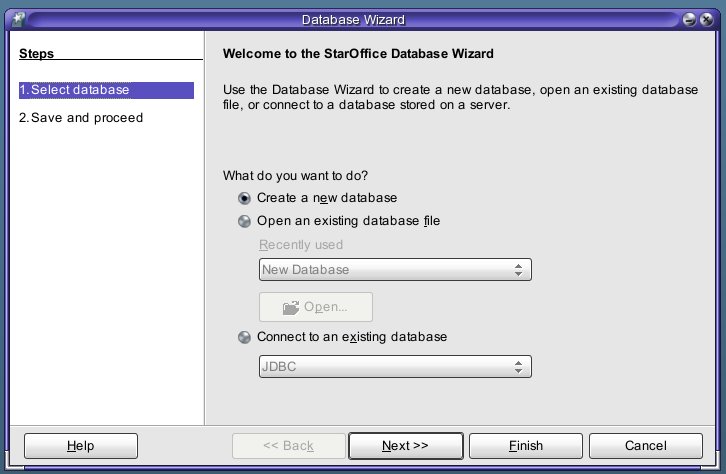 OpenOffice Base中的JDBC如何配置