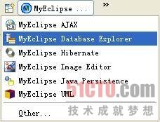 MyEclipse Database Explorer如何配置