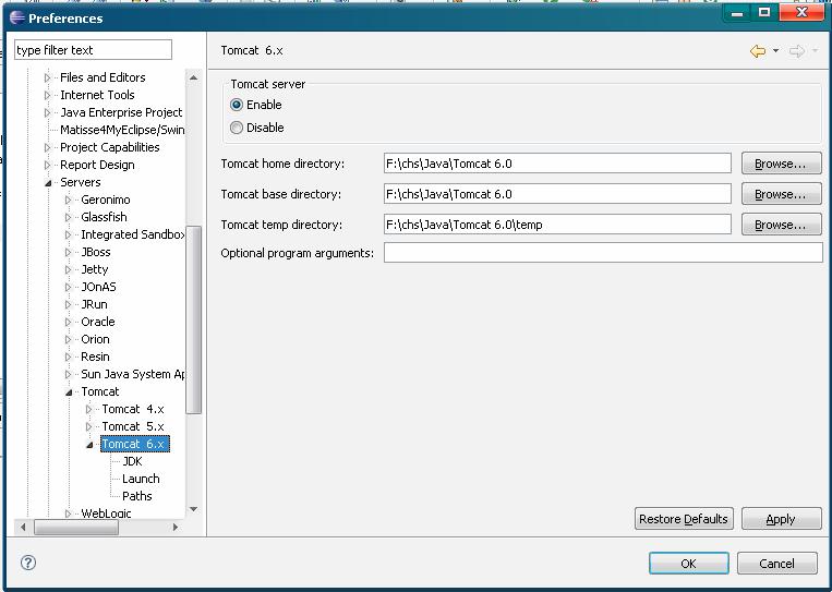 JDK1.6.0+Tomcat6.0的安装配置方法