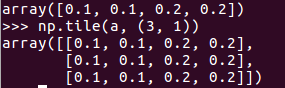 python中np.tile()方法如何使用