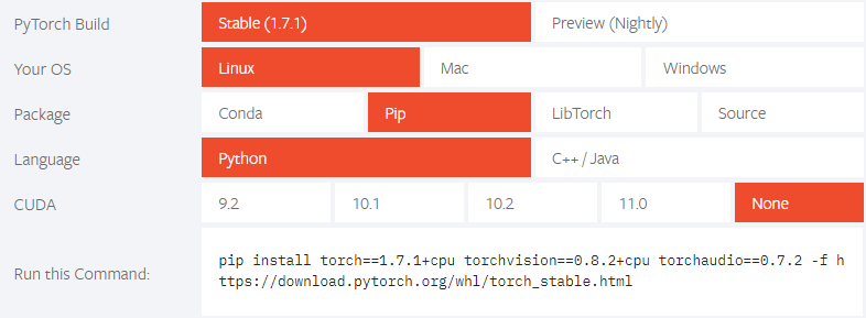 PyTorch如何安裝