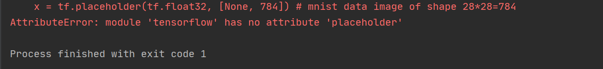 AttributeError中tensorflow模块没有属性、占位符问题怎么解决