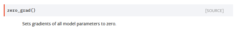 torch.nn.Module.zero_grad()如何使用