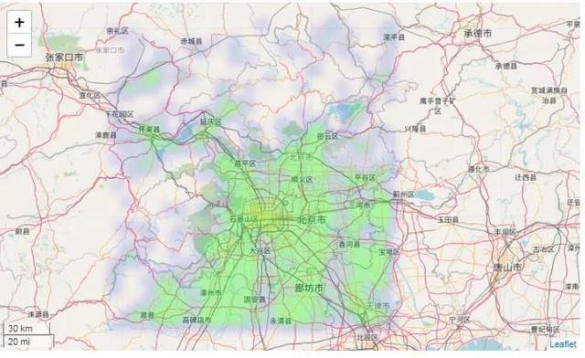 怎么用Python和用户实际地理位置做任意区域人员流量图