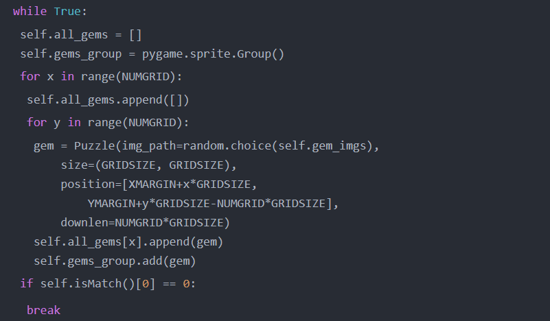 怎么用Python实现开心消消乐小游戏