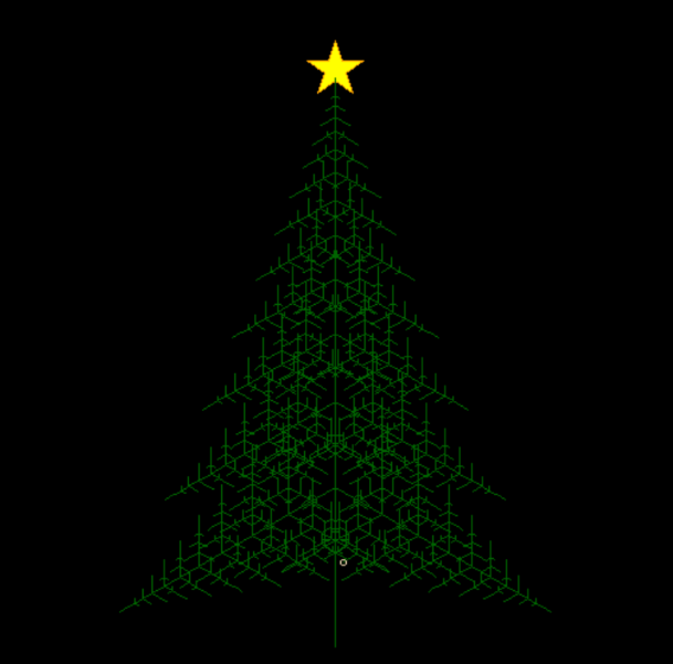 怎么用Python画一棵带音乐的雪夜圣诞树