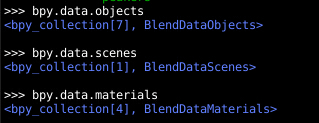 BlenderPython中bpy模块有哪些