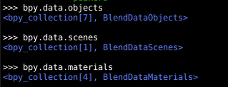 BlenderPython中bpy模塊有哪些